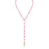 22 inch sis, clasped lariat style.<br>fasten the lobster clasp to any feature link within either the 22 or 42 inch necklaces <span class='visuallyhidden'>Call or text 323-404-2959 if you need shopping assistance.</span>